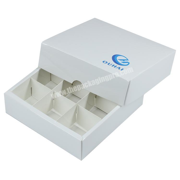 Custom luxury cardboard packaging chocolate box truffle packing box