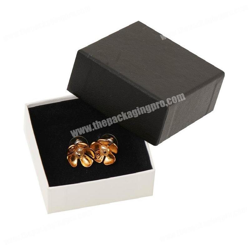 Custom luxury cardboard paper earring packaging box