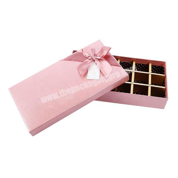 Custom Luxury Cardboard Paper Packaging Foldable Candy Chocolate Gift Box