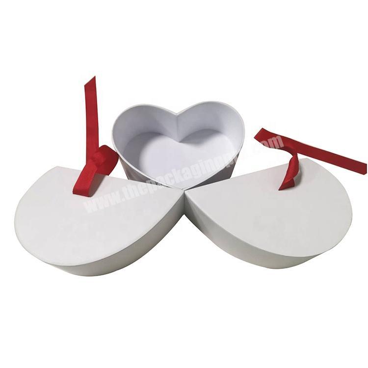 Custom Luxury Cardboard Paper Packaging Heart Shaped Candy Chocolate Gift Box