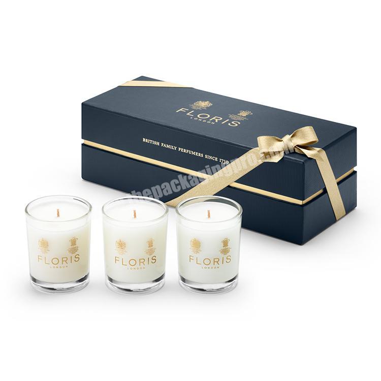 custom luxury cylinder candle box packaging