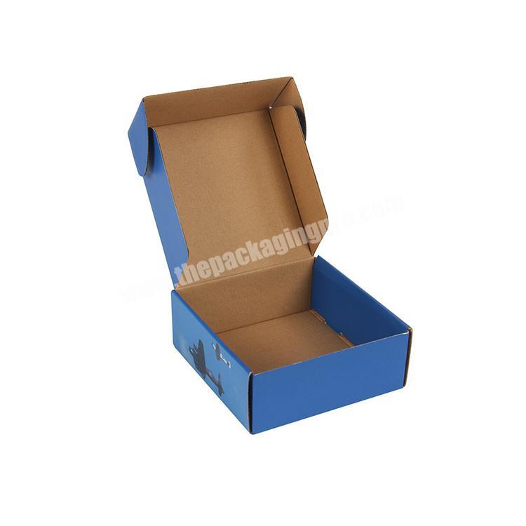 Custom luxury E flute corrugated cardboard shipping boxes for packing