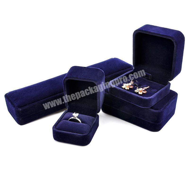 Custom Luxury Earring Velvet Jewellery Ring Gift Packaging Boxes
