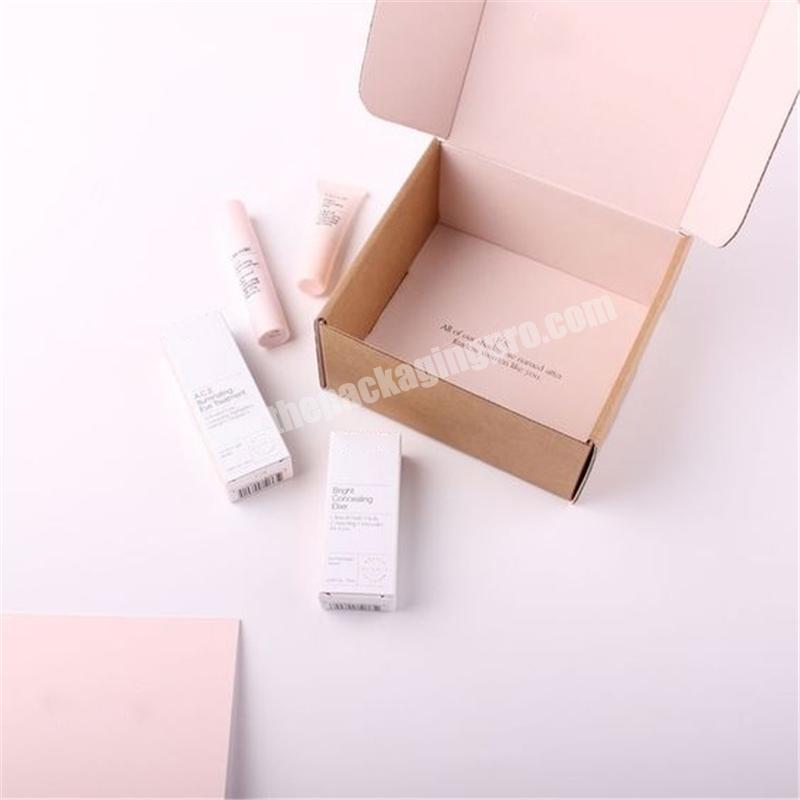 Custom Luxury Face Skin Care Cream uv coating printing Cosmetic Packing Paper Boxes