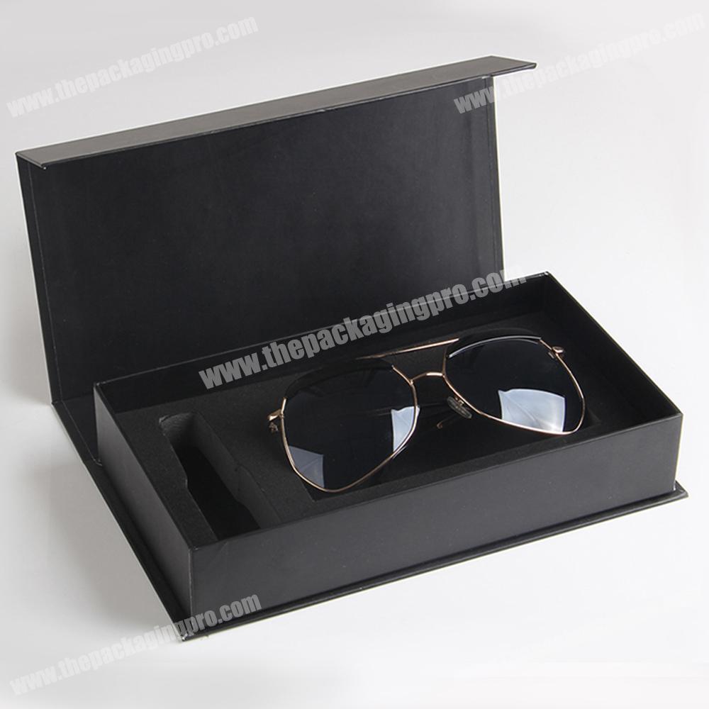 Custom luxury fashion sunglasses pencil tea coated carton paper mache box