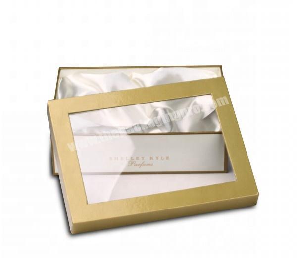 Custom Luxury Fashional Base And Lid Rigid Cardboard Paper Gift Box packaging box with tray