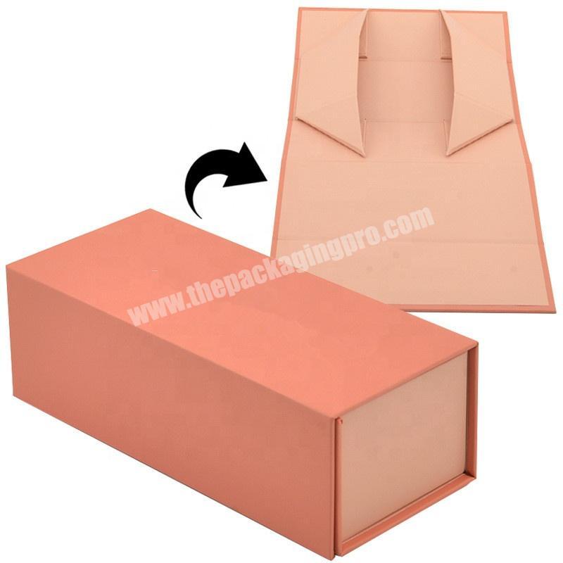 custom luxury flat cardboard box gift folding packaging