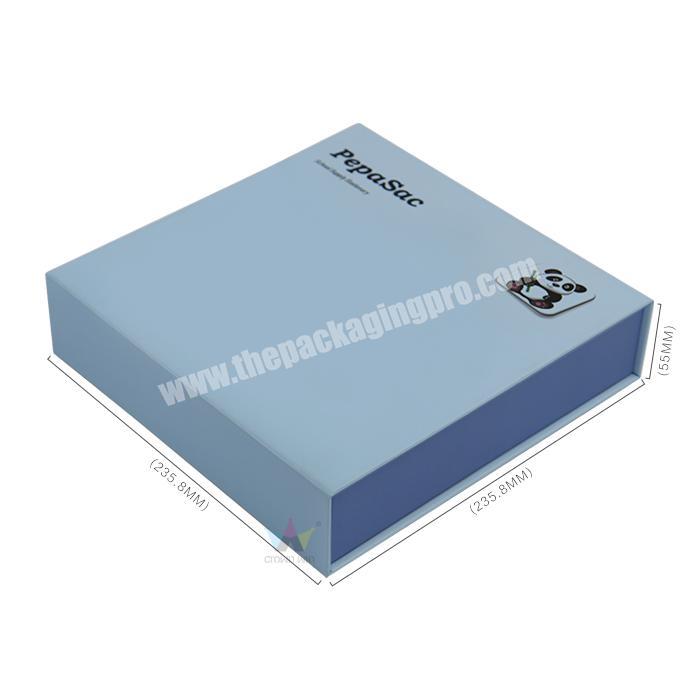 custom luxury garment cardboard paper packaging box with logo for gift magnet recycled custom logo box