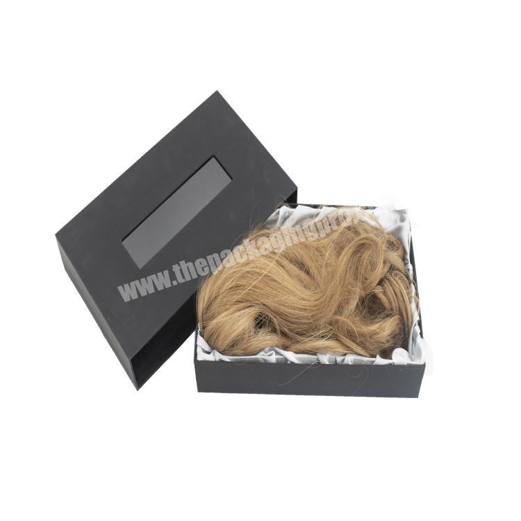 Custom Luxury  Gift Box Cardboard Packaging Hair Extension Packaging