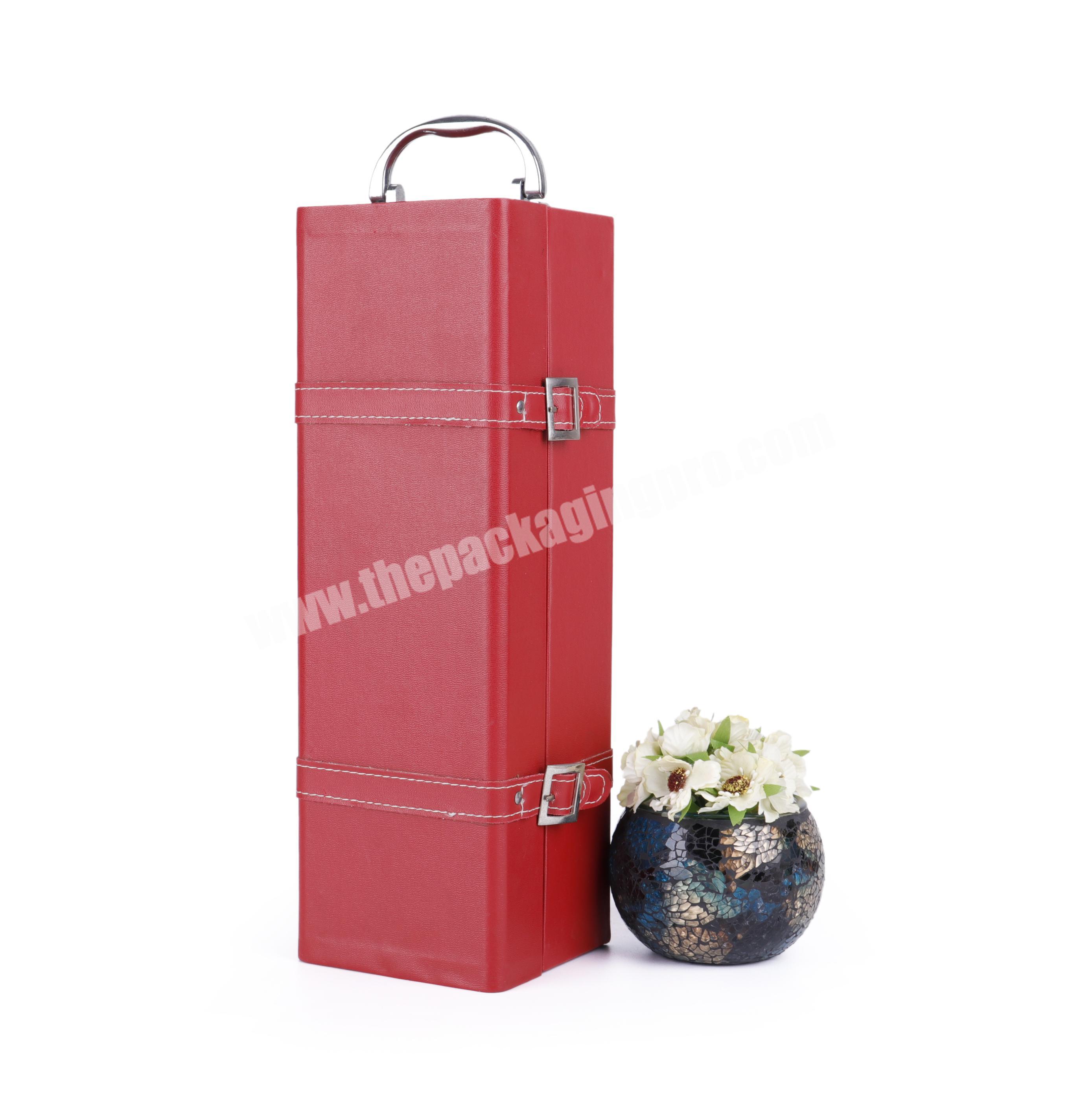 Custom Luxury Gift Wooden Packaging Red Wine Box