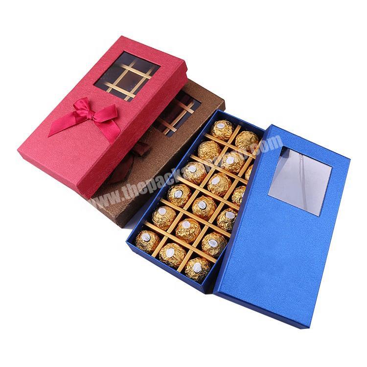 Custom Luxury Handmade Cardboard Paper Packaging Food Candy Chocolate Gift Box