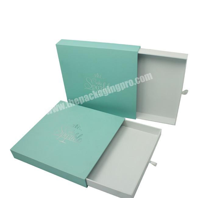 Custom Luxury Handmade Drawer Style Wedding Cardboard Paper Packaging Candy Box