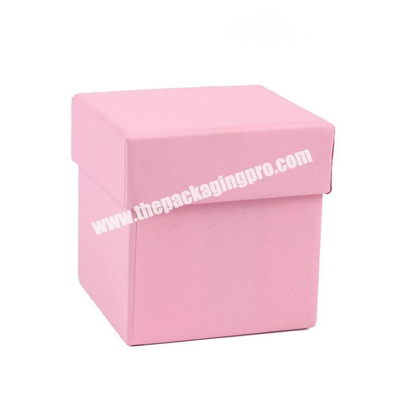 Custom luxury hard cardboard kraft birthday gift paper box with custom logo design