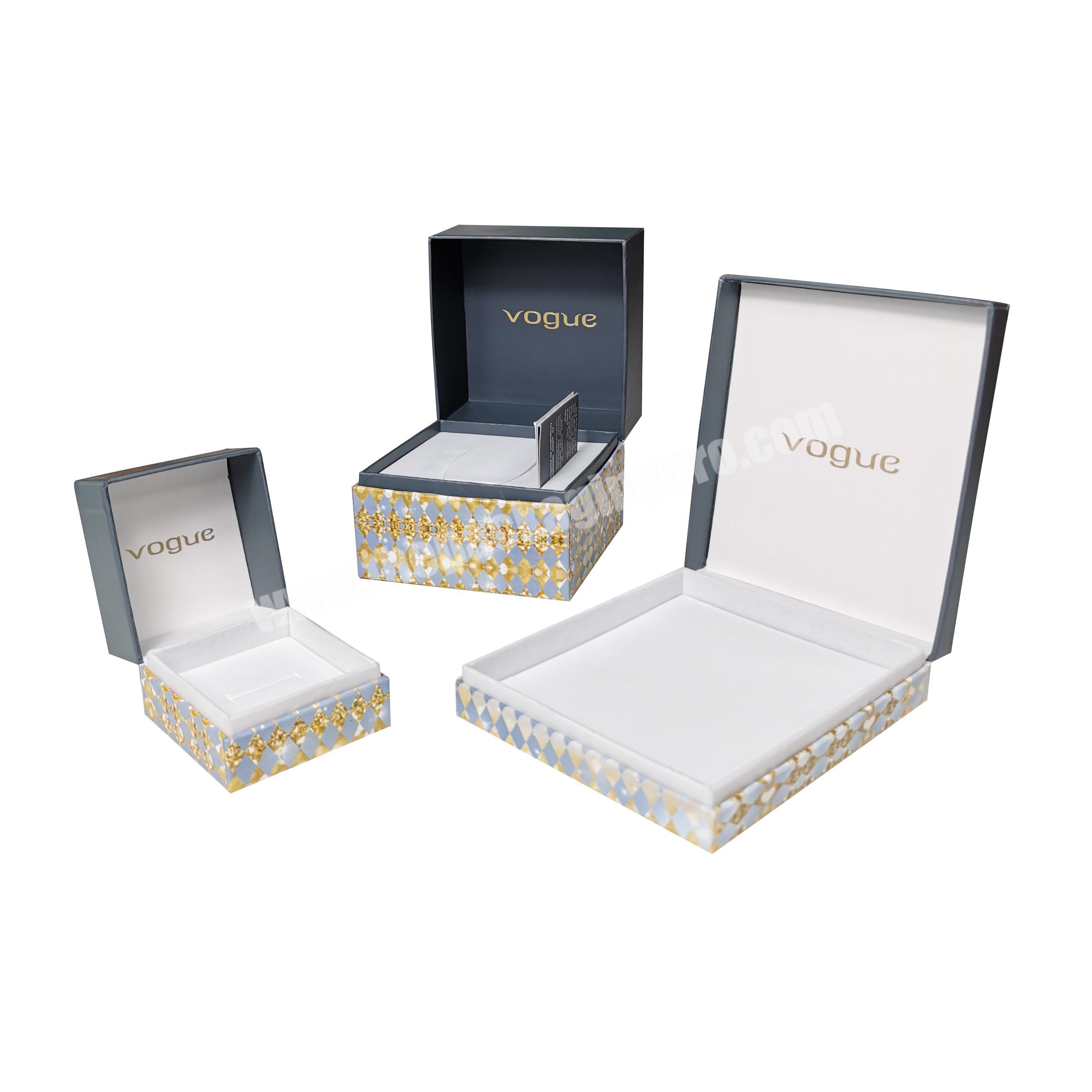 Custom luxury jewelry bracelet earing gift packaging box