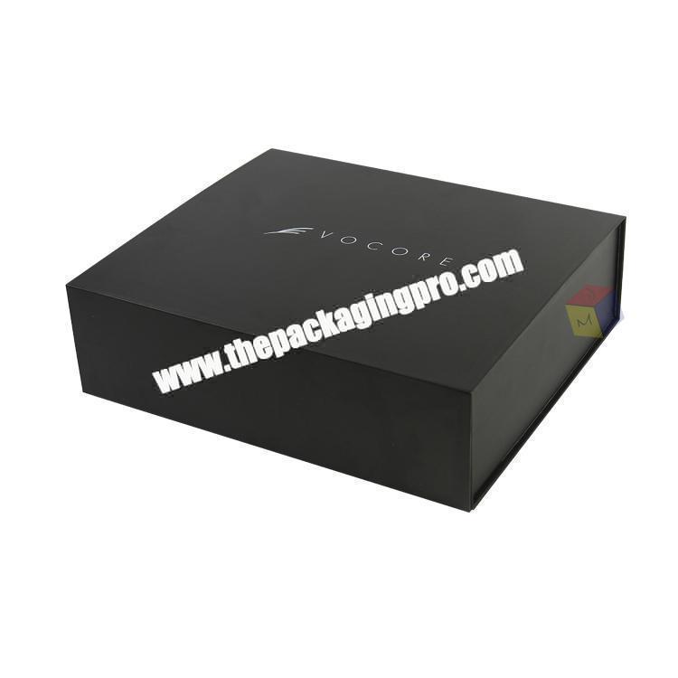 custom luxury large magnet folding garment clothes gift box packaging