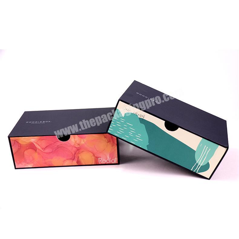 Custom Luxury Logo Printed Gift cardboard drawer packaging box