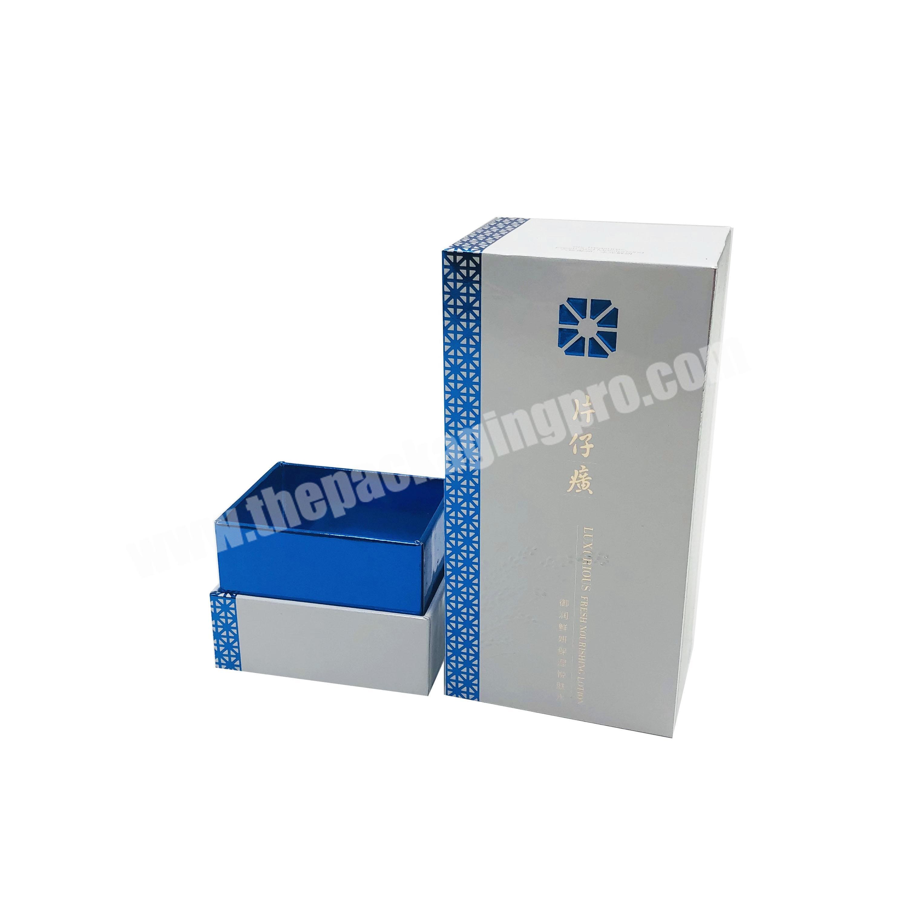 Custom Luxury Logo Printed Paper Cosmetic Packaging Box