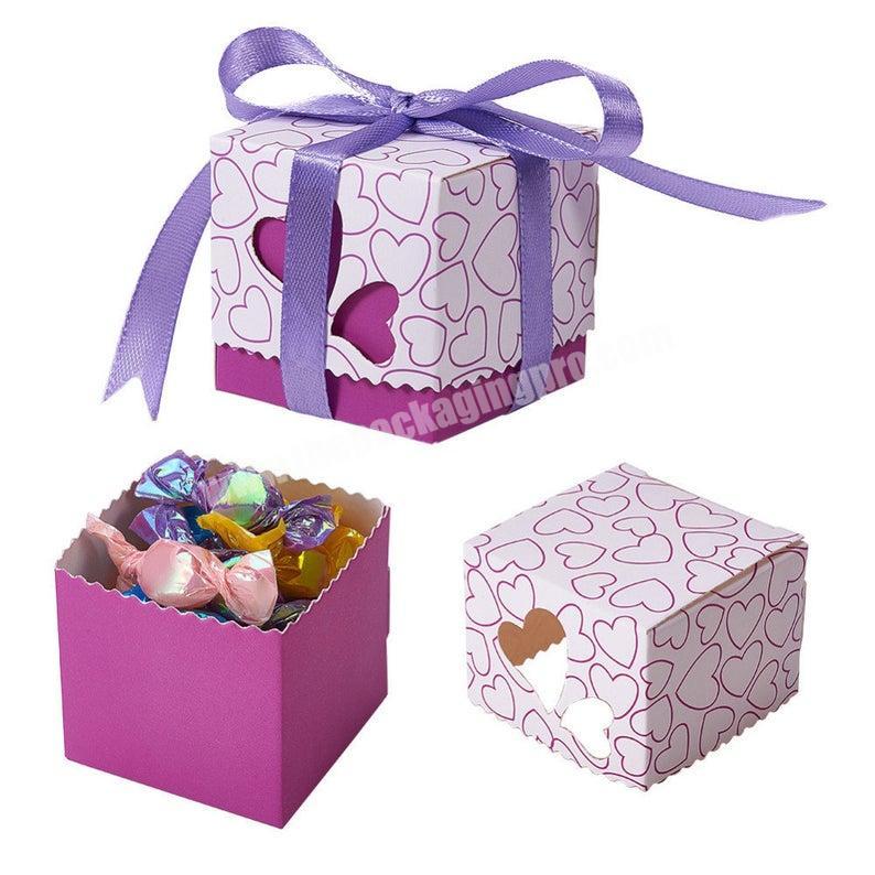 Custom Luxury Logo Printed Paper Gift Box Packaging Candy Box