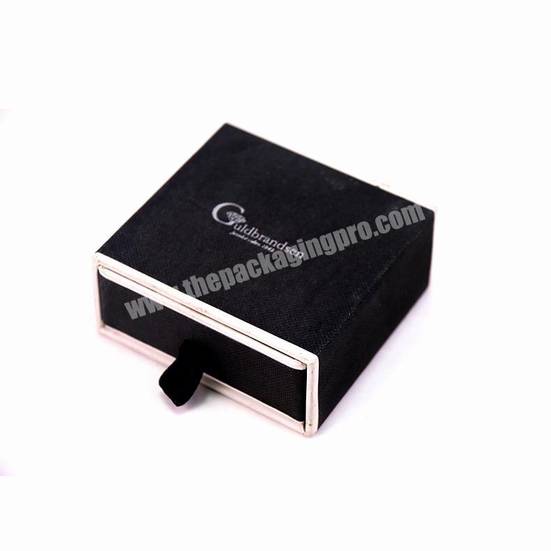 Custom Luxury Logo Printed Rigid Cardboard jewelry drawer box