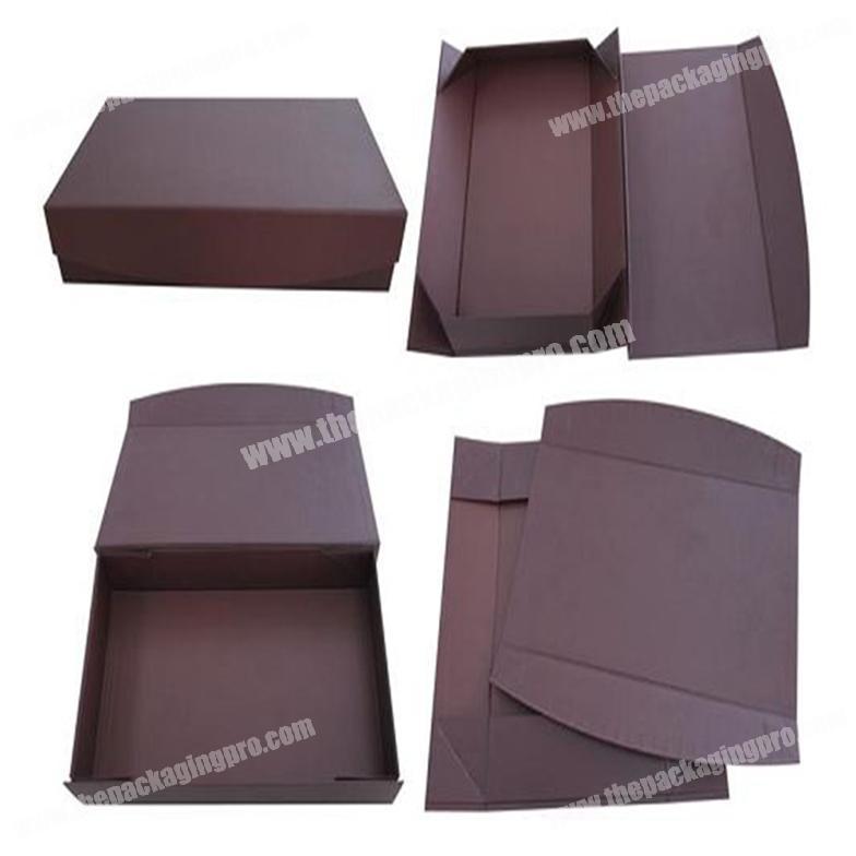 Custom Luxury Logo Professional  China Factory Book Shaped Foldable Magnetic Packaging Folding Box