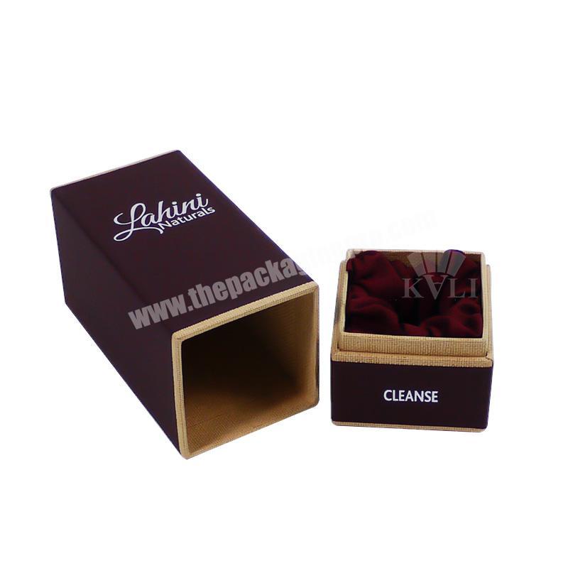 Custom luxury magnetic cosmetic body lotion packaging boxes for lotion paper box bottle packaging