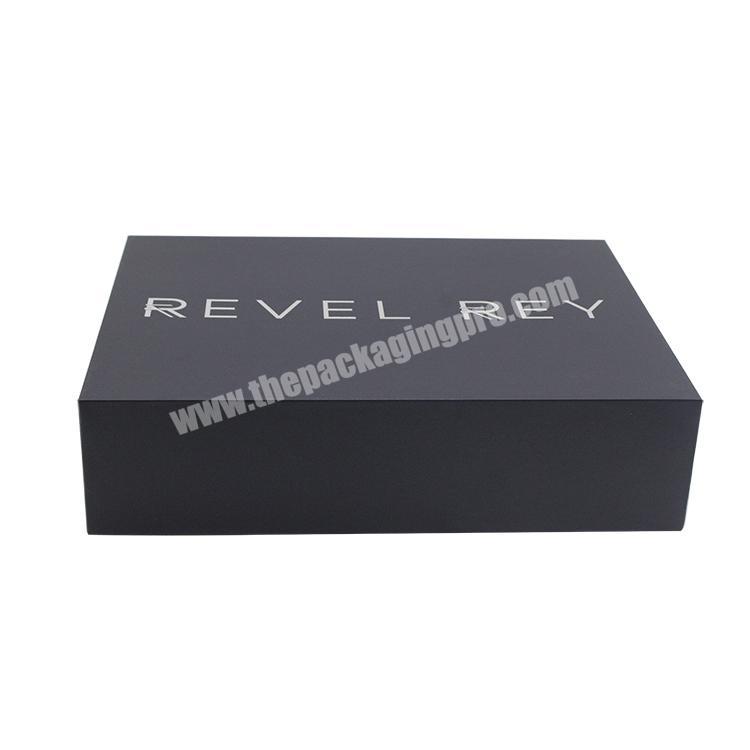 Custom luxury matt black cardboard shoe box, paper rigid lift off  shoe box packaging