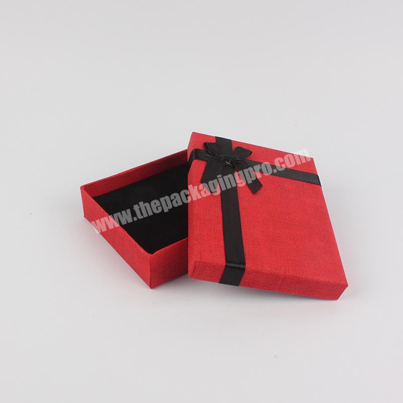 Custom Luxury Packaging Box Coated Paper Bow Tie Gift Box