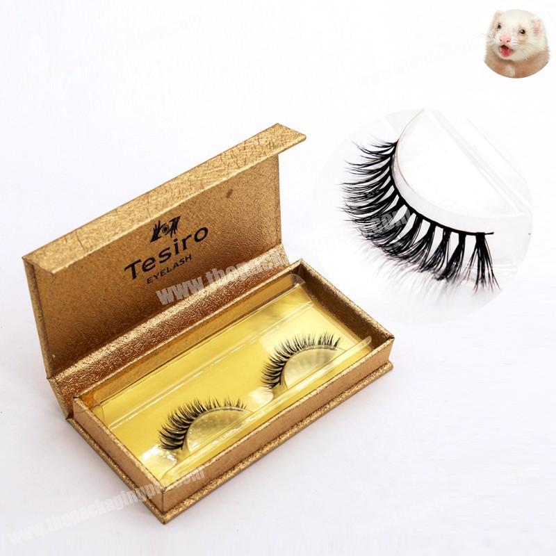 Custom luxury packaging cardboard mink eyelash gift box