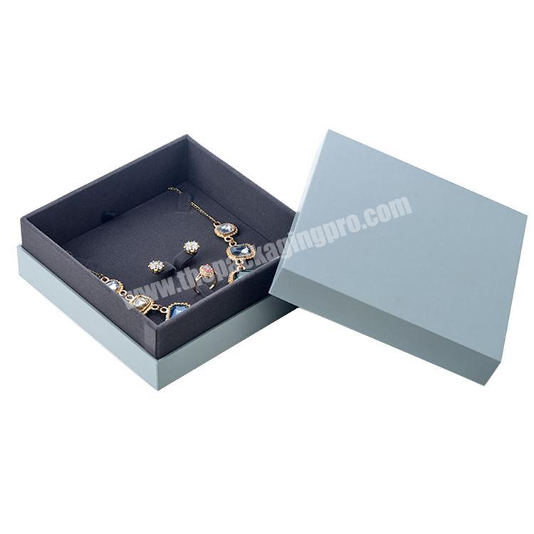 Custom luxury paperboard packaging ring bracelet jewelry box with logo
