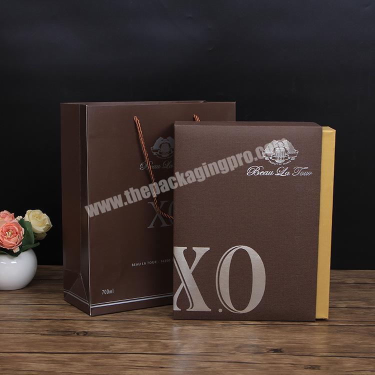 Custom luxury Perfume shampoo essential oil gift packaging box with lid paper box
