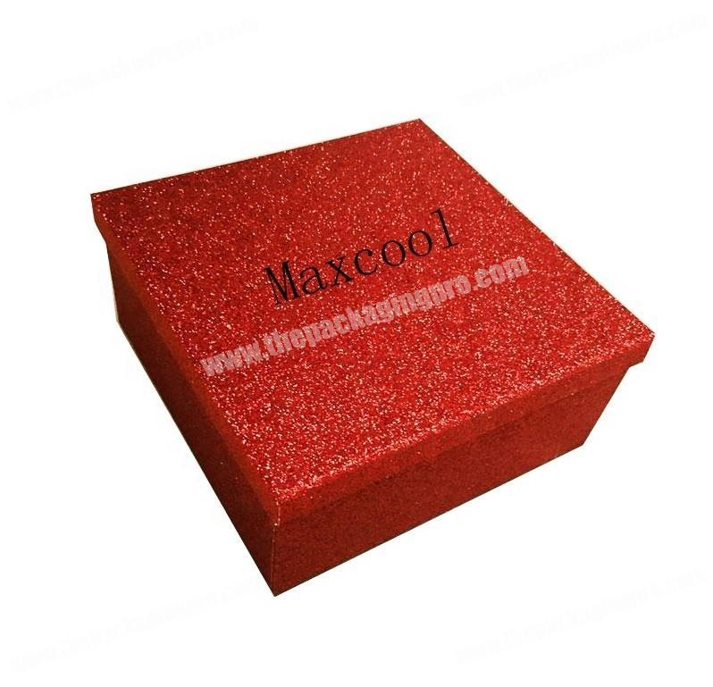 Custom luxury pink glitter lipgloss eyelash box packaging with your logo