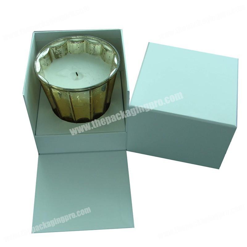 Custom luxury printing cardboard paper candle gift box