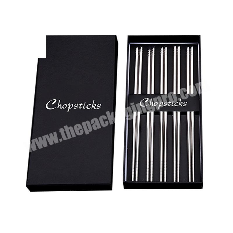 Custom luxury promotion Recyclable and Eco-friendly Gift chopstick gift box