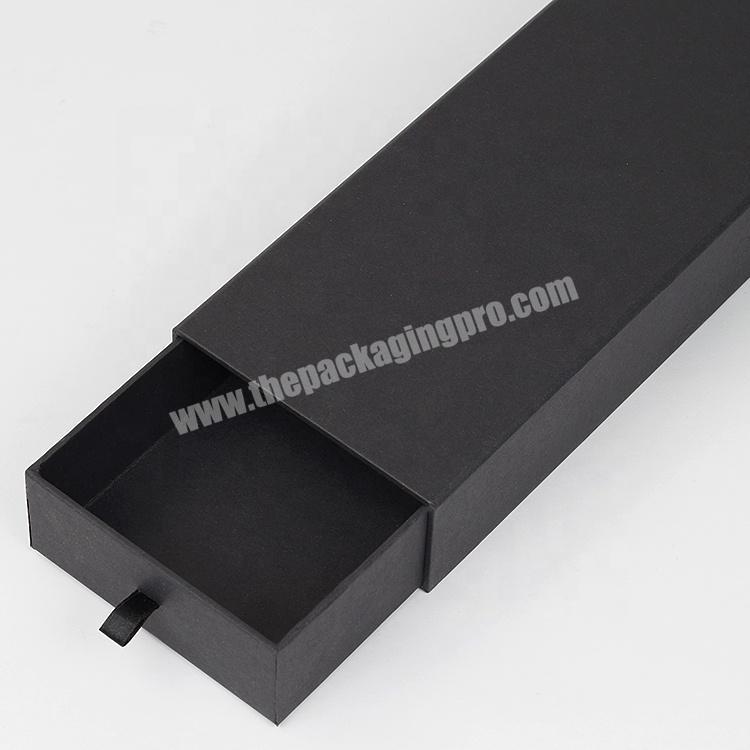 Custom Luxury Quality Matt Black Cardboard Drawer Packaging Gift Box For Electric Shaver