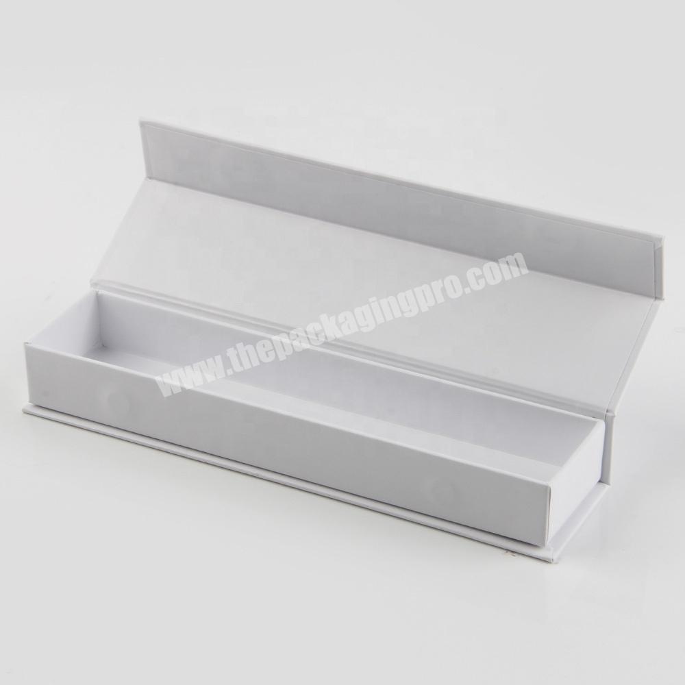 custom luxury recycle single long watch box with magnetic manufacturer