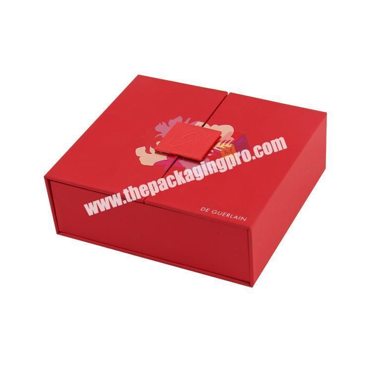 custom luxury red creative marketing gift boxes