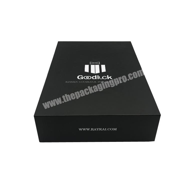 Custom Luxury Rigid Cardboard Packaging Magnetic Folding Paper Wedding Dress Gift Box with Ribbon Closure
