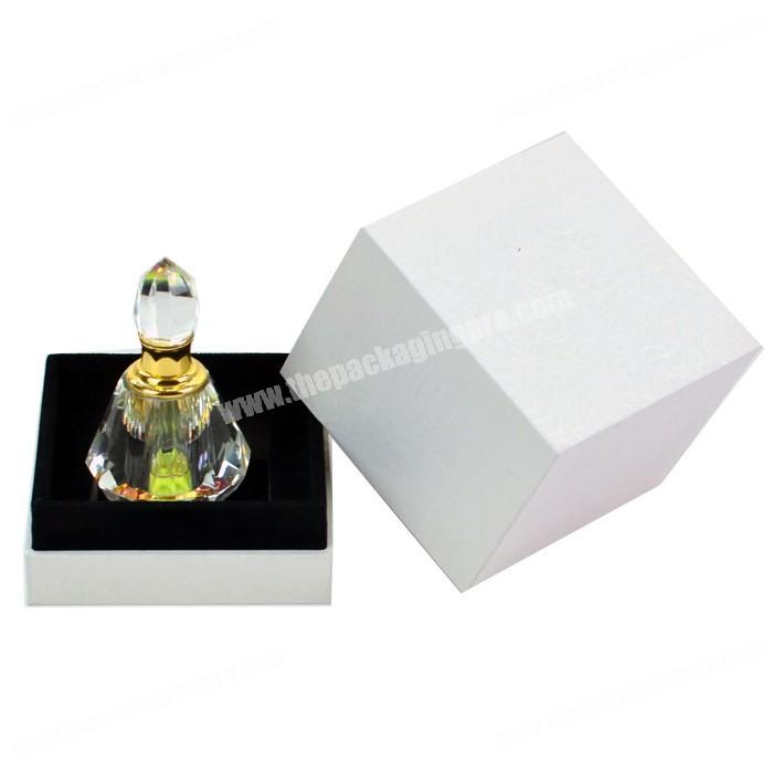 Custom luxury rigid cardboard paper box-in-box lidoff style perfume aromatherapy candle packaging gift boxes