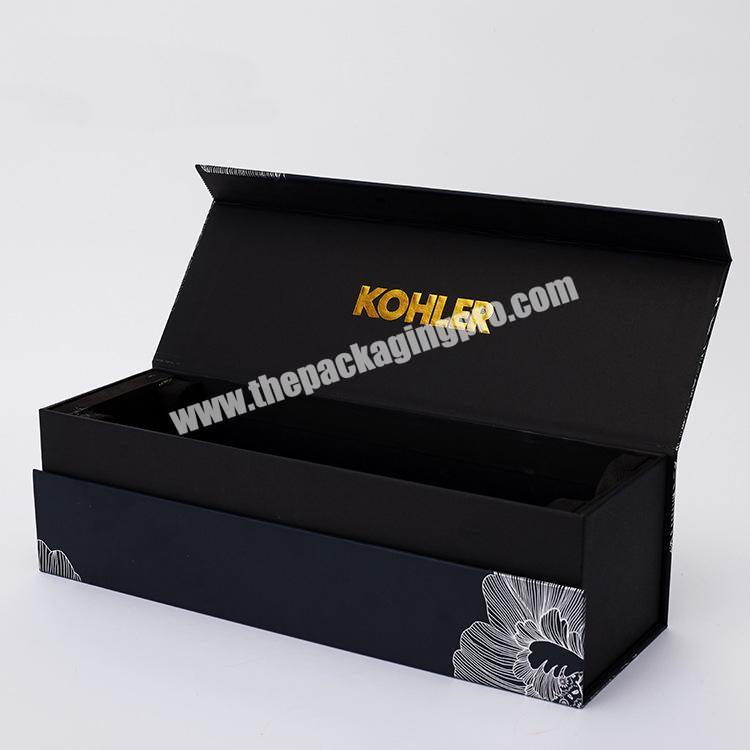 Custom Luxury Rigid Cardboard Paper Wine Set Packaging Box Champagne Whisky Red Wine Glass Gift Box