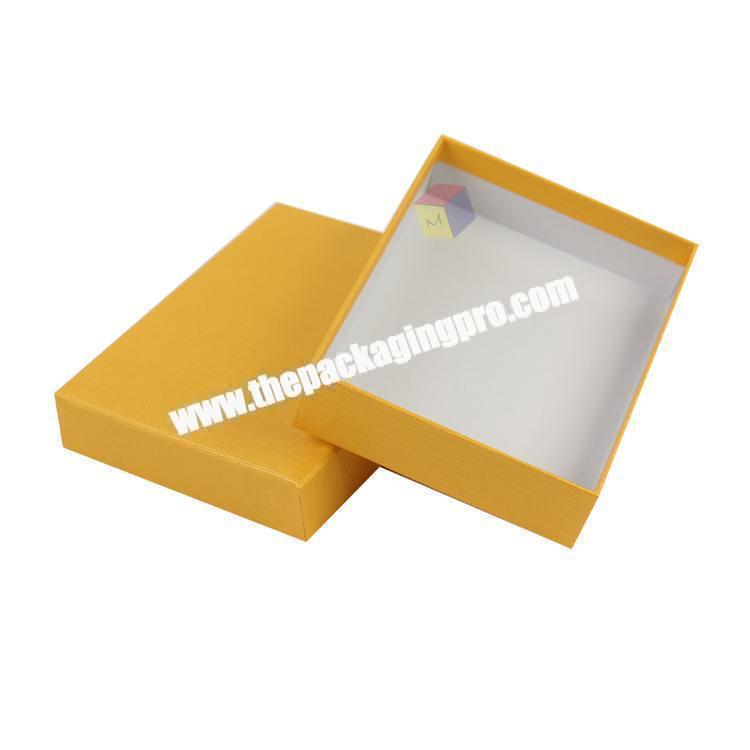 custom luxury rigid paper clothing packaging box
