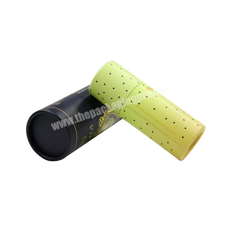 Custom luxury round paper tube lipgloss cylinder gift packaging boxes