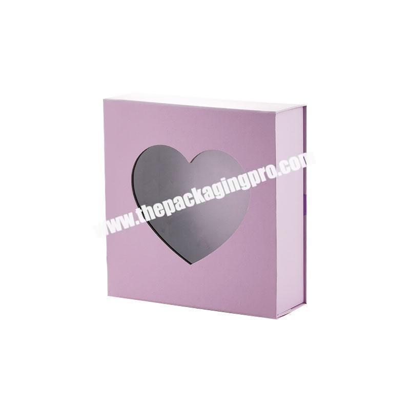 Custom luxury square folding style magnetic gift packing box wholesale
