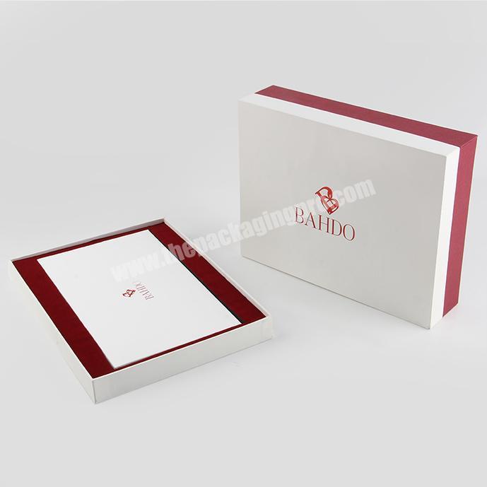custom luxury white ivory sweet wedding invitations box for card