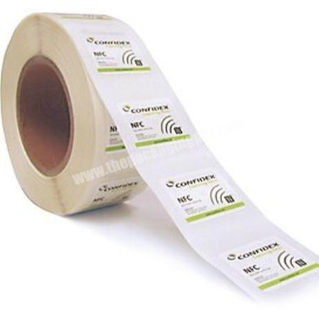 custom made anti-counterfeit sticker paper label waterproof holographic barcode vinyl PET label