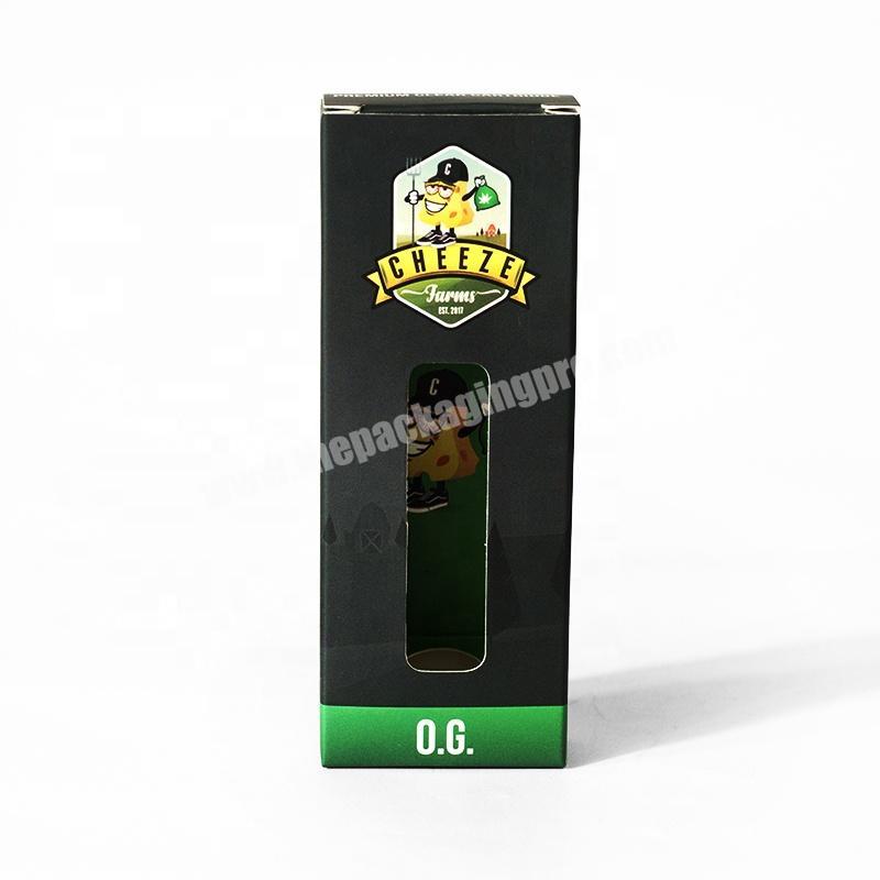 Custom made new design small vape pen cartridge liquid Packaging Box