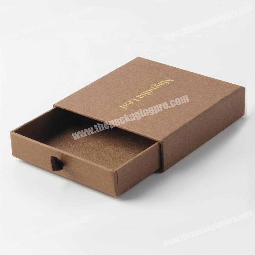 Custom Made Sliding Drawer Paper Jewelry Packaging Box