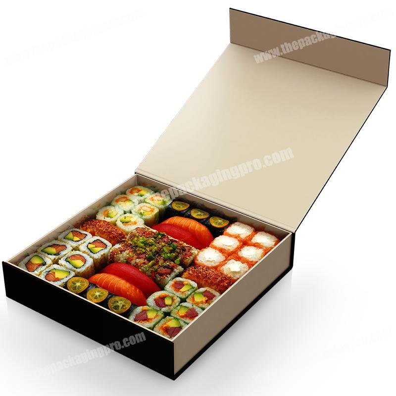 Custom made thick cardboard food use sushi packing box