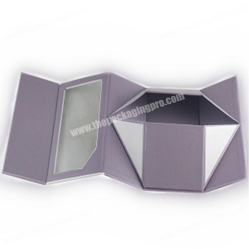 Custom Magnet Folding Paper Flat Pack Box Luxury Magnetic Hair Packaging Gift Packaging Boxes