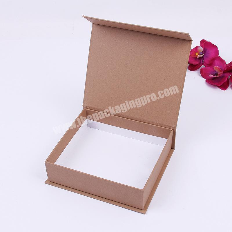 Custom Magnetic Book Shape Rigid Kraft Paper Gift Box