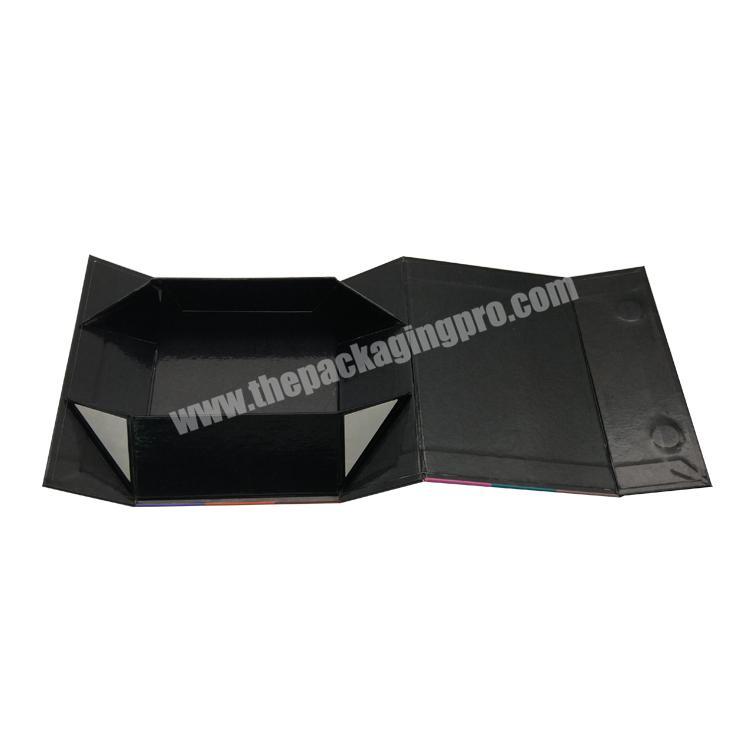 Custom Magnetic Closure Glossy Lamination Folding Paper Gift Box